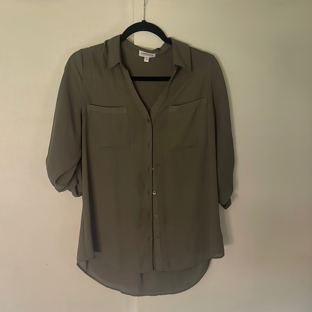 Express the Portofino Shirt (Olive Green)